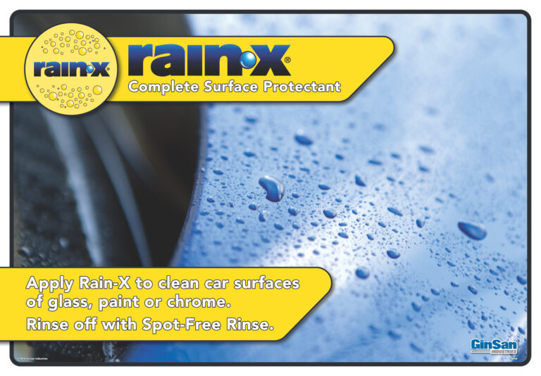 Rain-X promotional sign from Ginsan