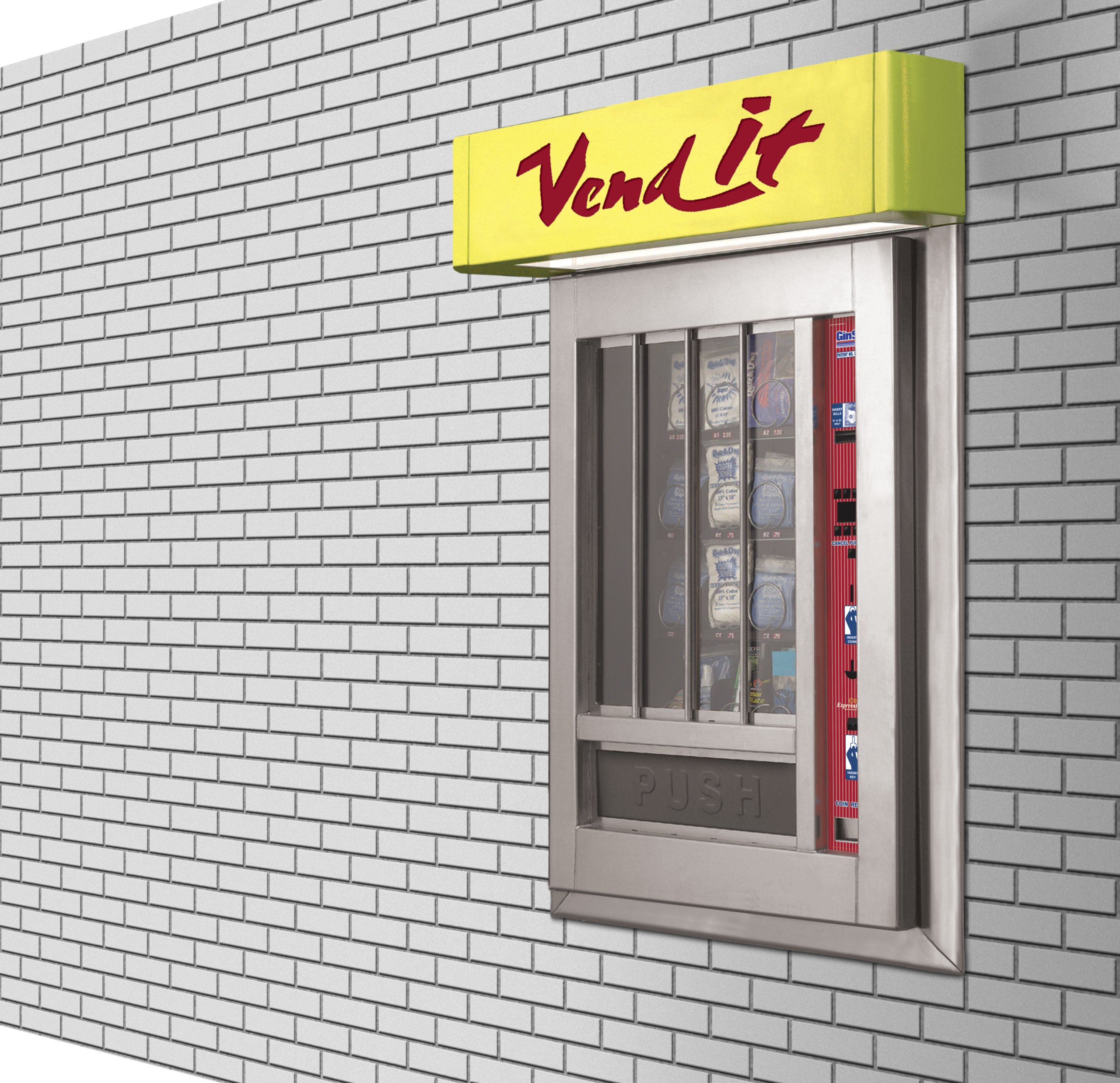 vend-it 2000 in set - yellow