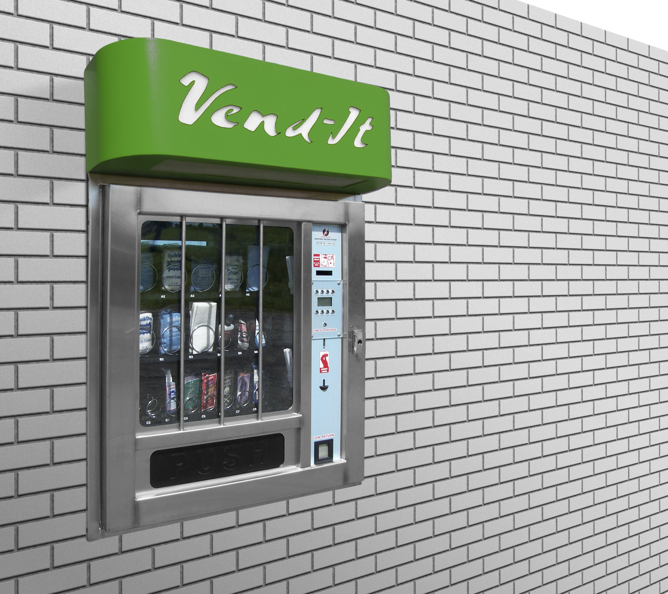 vend-it 3000 in set - green