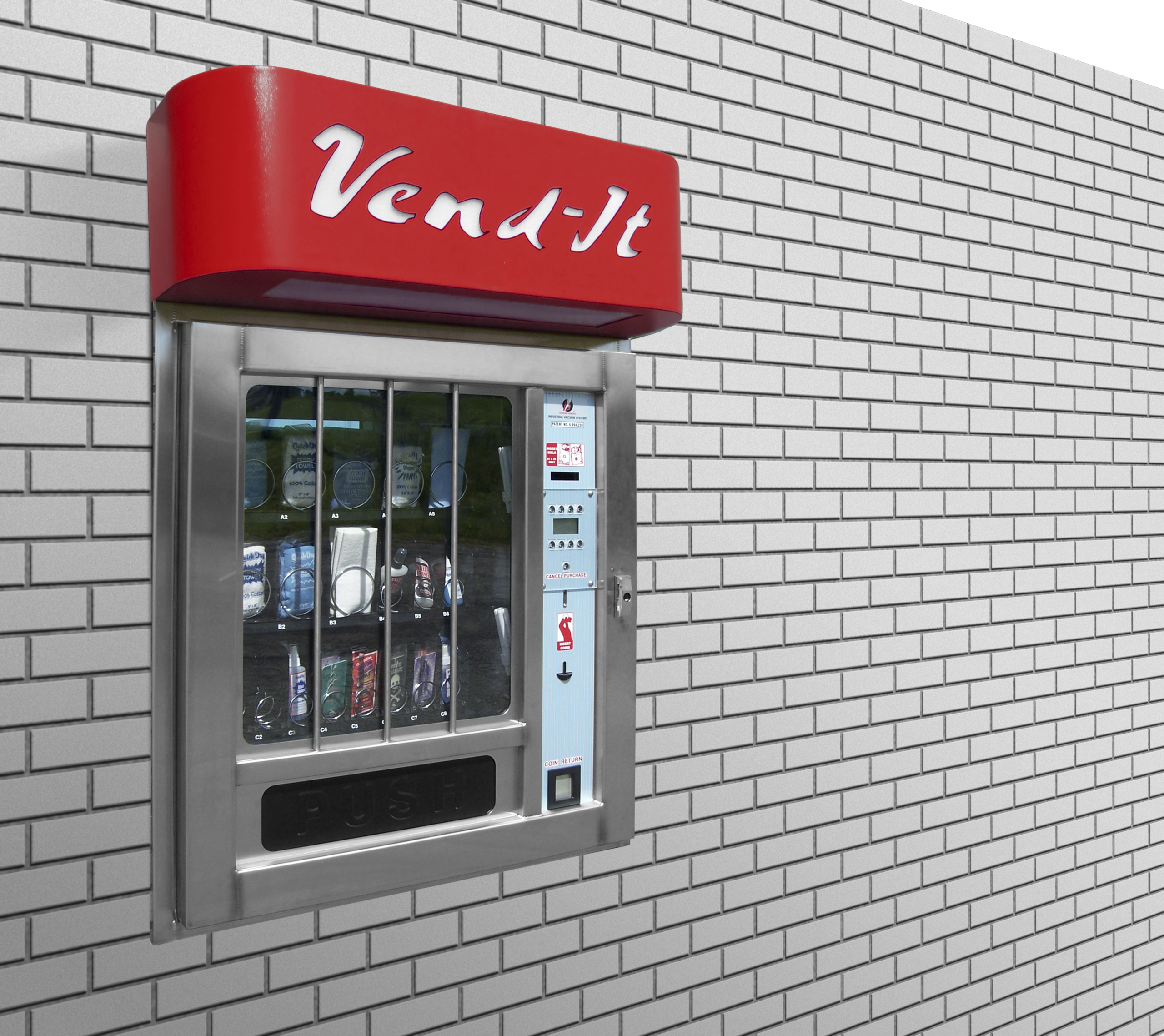 vend-it 3000 in set - red