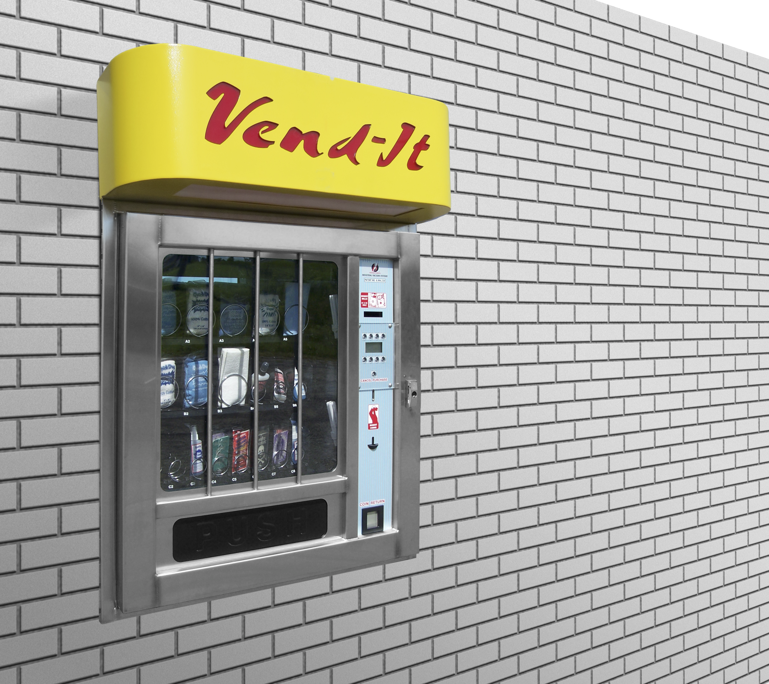 vend-it 3000 in set - yellow