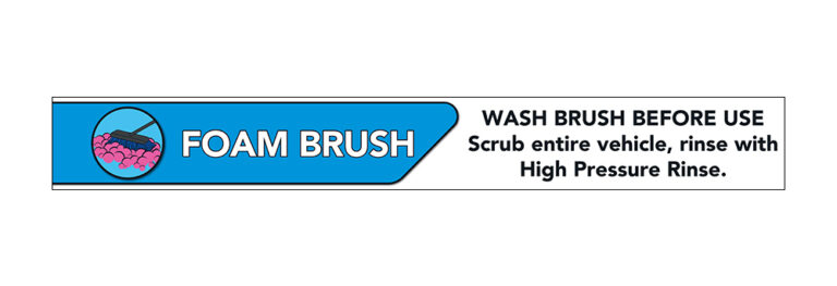foam brush - menu strip